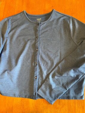 Old Navy Blue CloudComfy Henley Top